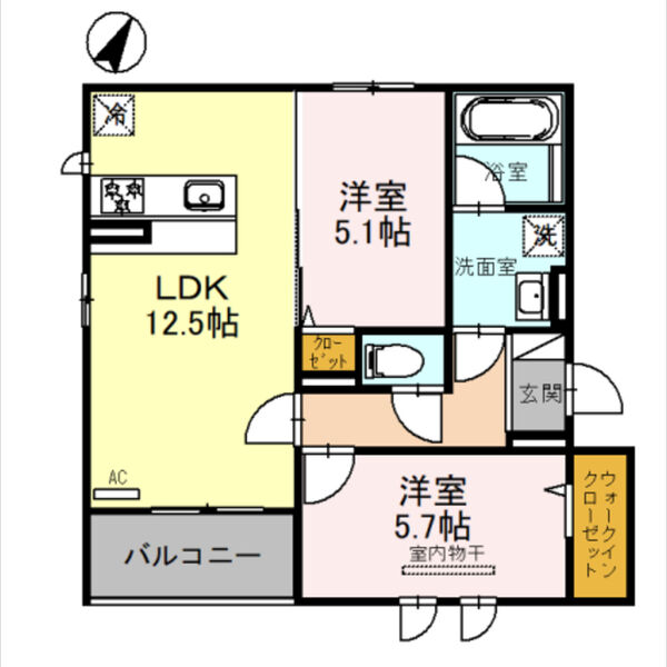 その他 (203号室間取り図)