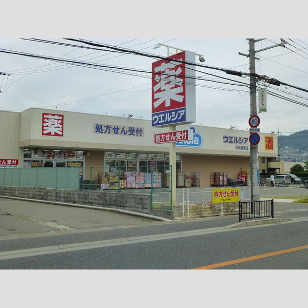 現地周辺 (ウエルシア 川西加茂店(650m))
