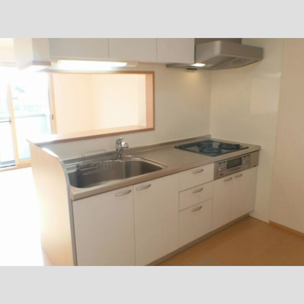 キッチン (システムキッチン(ガスコンロが付いています))