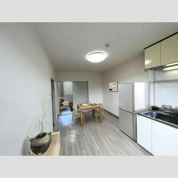 居室・リビング (LDK※モデルルーム(家具・家電・備品等は設置されておりません))