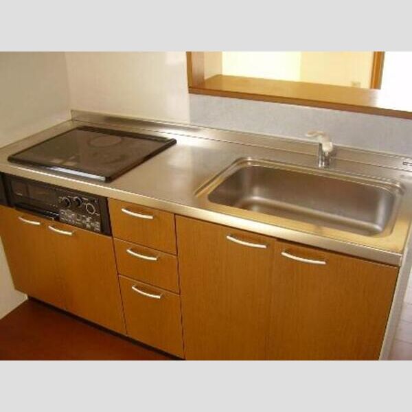 キッチン (対面カウンター式キッチン設備(3口IHヒーター・グリル、ビルトイン))