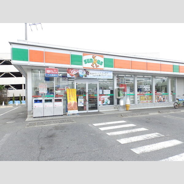 現地周辺 (サンクス中庄店)