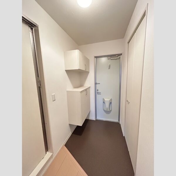 玄関 (吊戸タイプのシューズボックス)