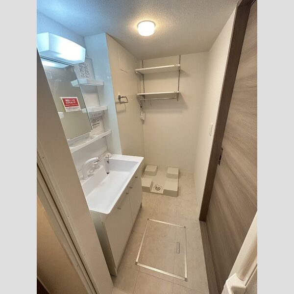 洗面所 (洗面所(洗髪洗面化粧台・2段可動棚付))