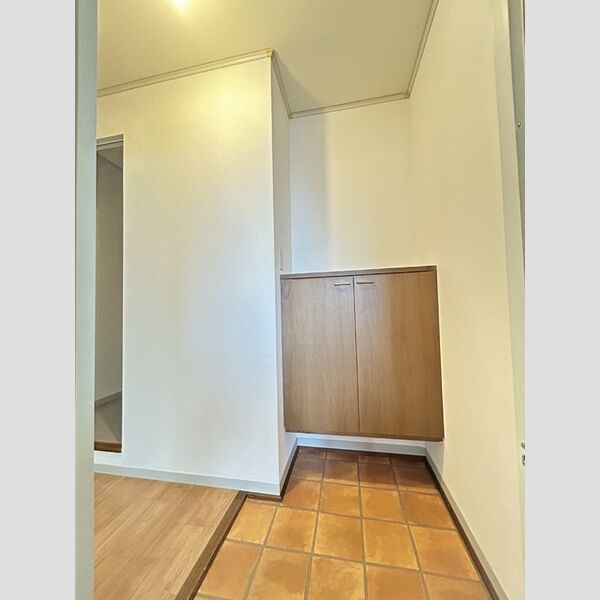 玄関 (カウンタータイプのシューズボックス)