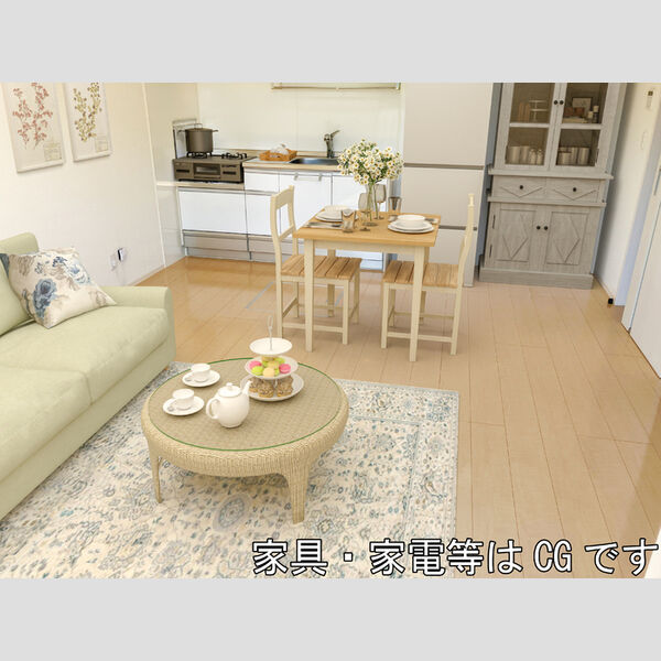 居室・リビング (LDK9.8帖※家具家電等はCGです。実際には設置されておりません。)
