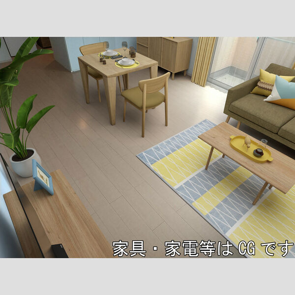 居室・リビング (LDK14.5帖※家具家電はCGです。実際には設置されていおりません。)