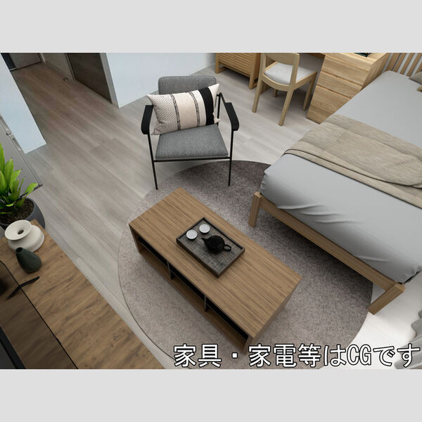 居室・リビング (洋室8.8帖※家具家電等はCGです。実際には設置されておりません。)