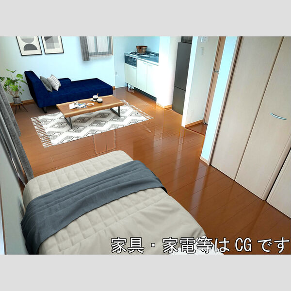 居室・リビング (洋室10.3帖※家具家電等はCGです。実際には設置されておりません。)