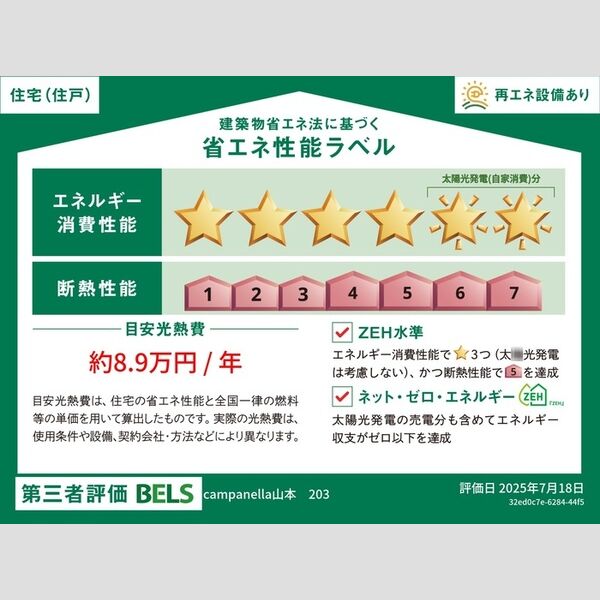 その他 (省エネ性能ラベル(住戸))