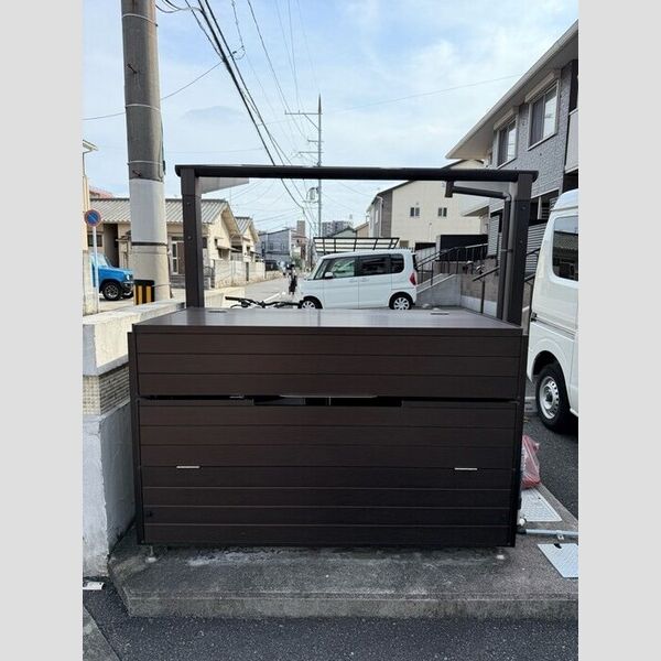 現地周辺 (ゴミステーション)