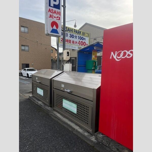 現地周辺 (ゴミステーション)