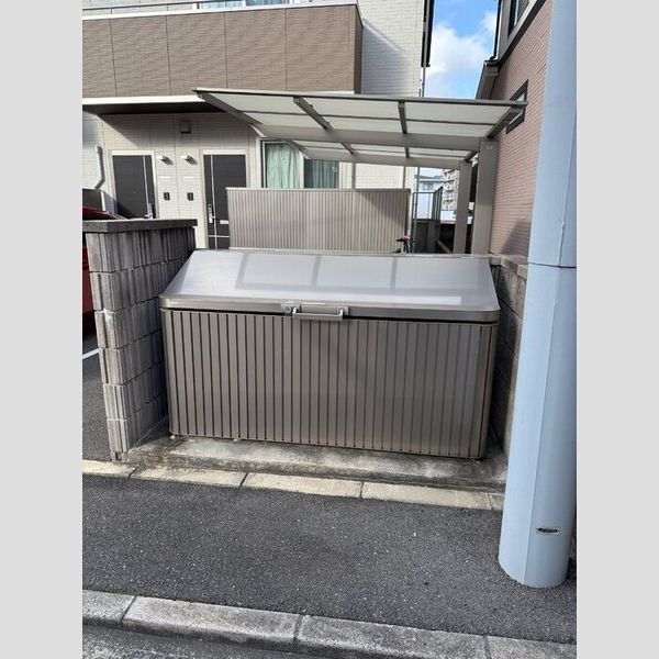 現地周辺 (ゴミステーション)