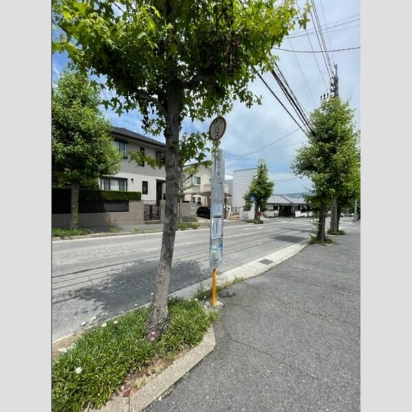現地周辺 (バス停(物件目の前))