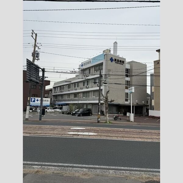 現地周辺 (真田病院　442m)