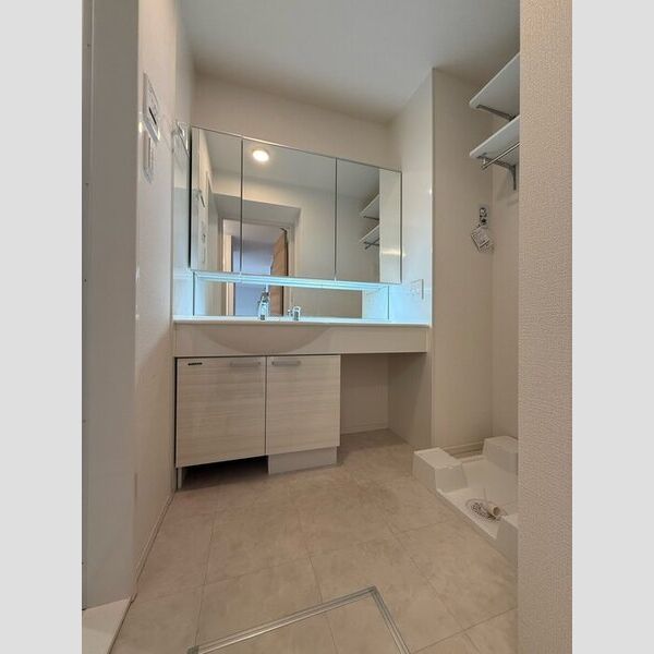 洗面所 (洗髪洗面化粧台・室内洗濯機置場)