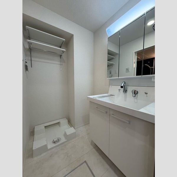 洗面所 (洗髪洗面化粧台・室内洗濯機置場)