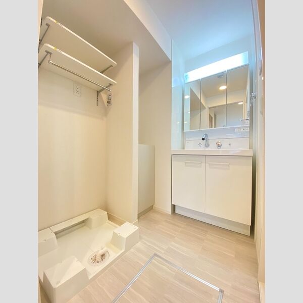 洗面所 (洗髪洗面化粧台、室内洗濯機置場)