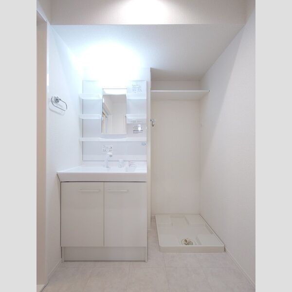 洗面所 (洗面台、洗濯機置き場)