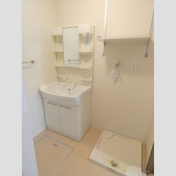 洗面所 (洗髪洗面化粧台　室内洗濯機置き場)