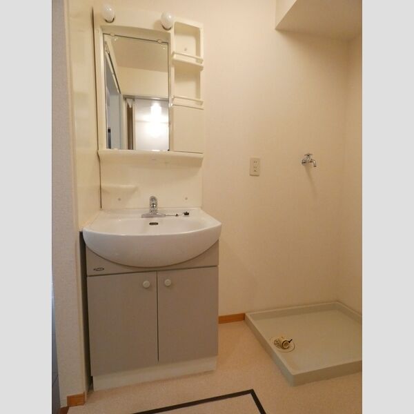 洗面所 (洗面台　室内洗濯機置き場)