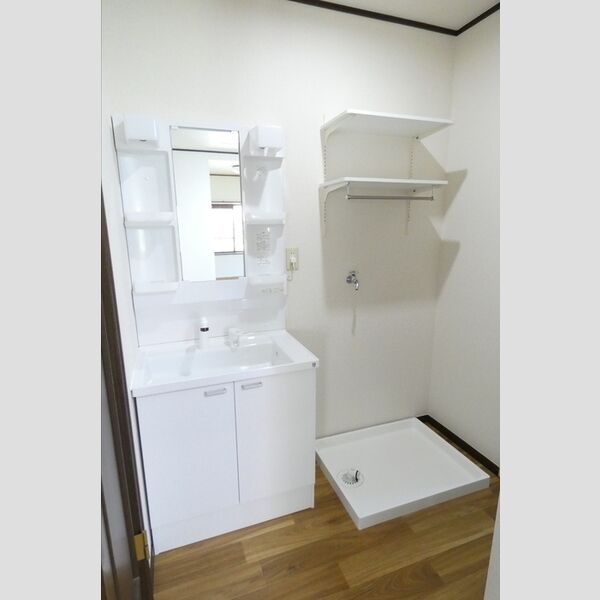 洗面所 (洗髪洗面化粧台　室内洗濯機置き場)