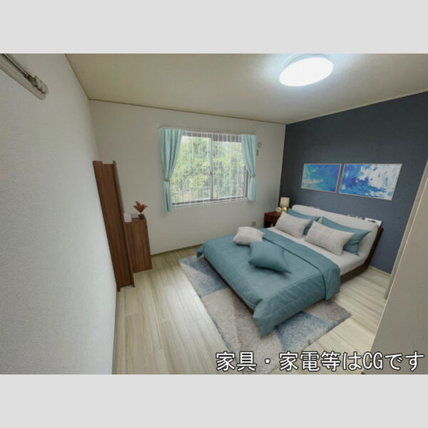 居室・リビング (家具/家電はCGです)