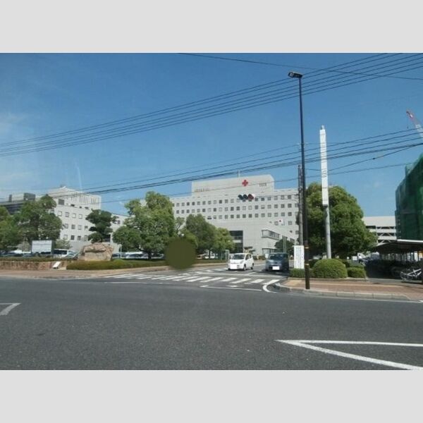 現地周辺 (岡山赤十字病院(1290m))