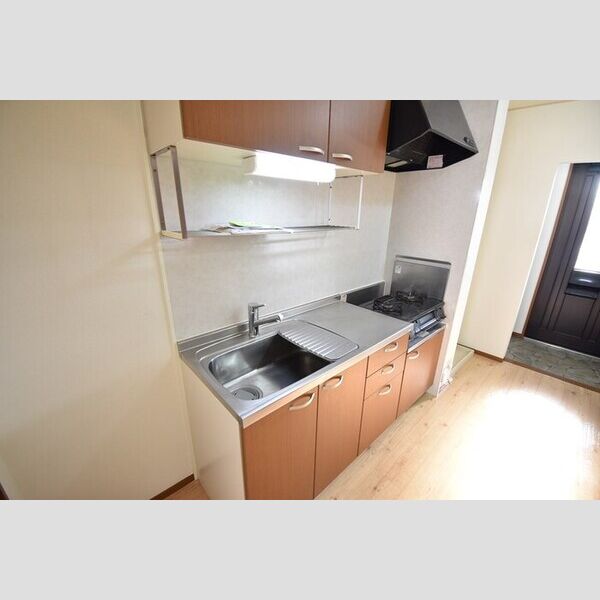 キッチン (2口ガスコンロ付きキッチン)