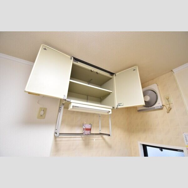 収納 (キッチン吊戸棚)