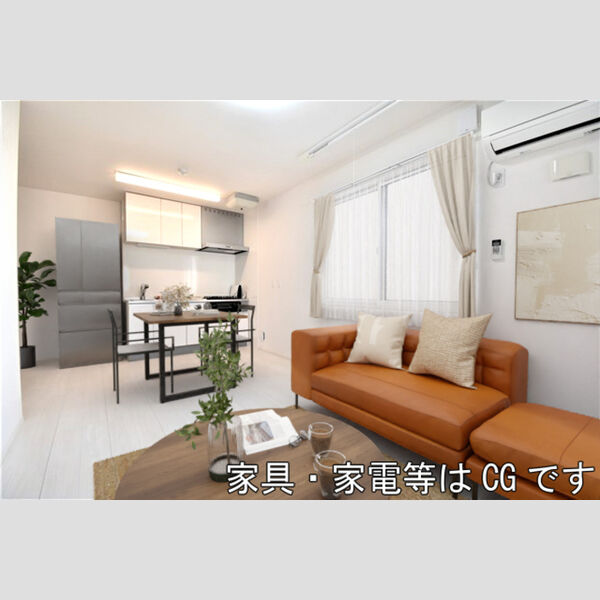 居室・リビング (家具・家電等はCGです)