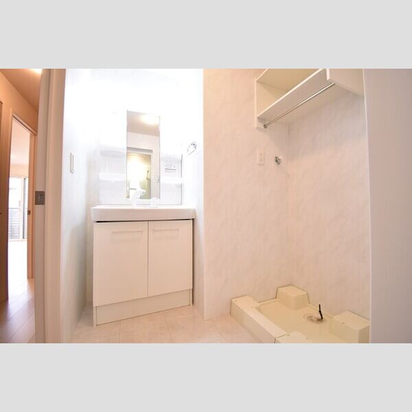 洗面所 (洗髪洗面化粧台・室内洗濯機置場)