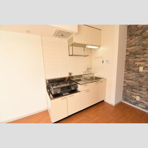 キッチン (2口ガスコンロ付きキッチン)