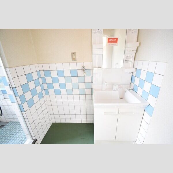 洗面所 (洗髪洗面化粧台・室内洗濯機置場)