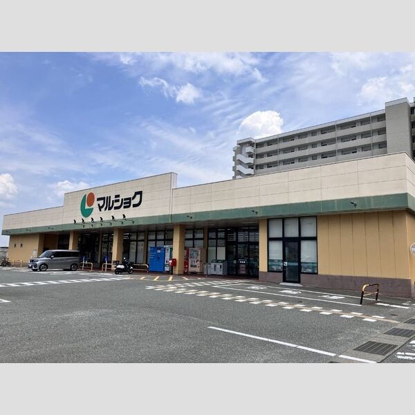 現地周辺 (マルショク空港東店(1579m))