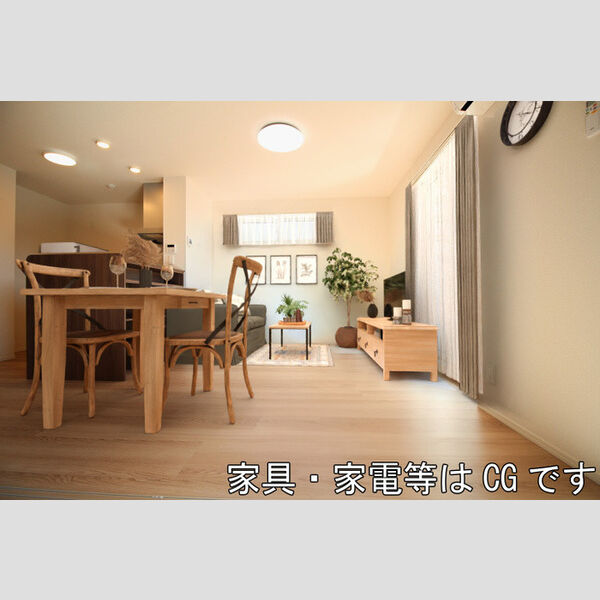 居室・リビング (リビング【家具・家電はCG】)