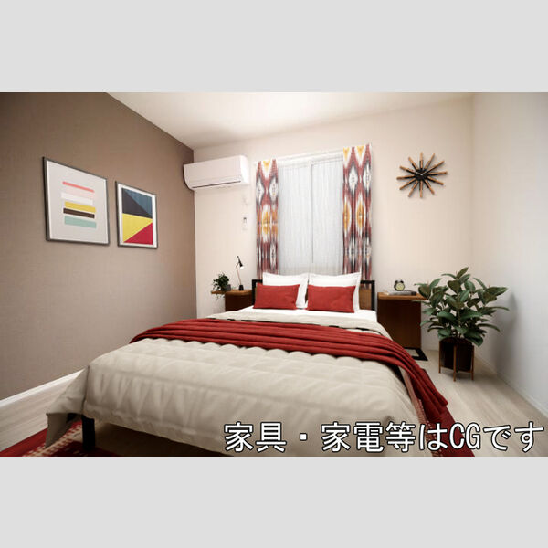 居室・リビング (洋室【家具・家電はCG】)