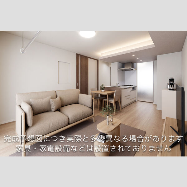 居室・リビング (LDK12.1帖※CGパース)