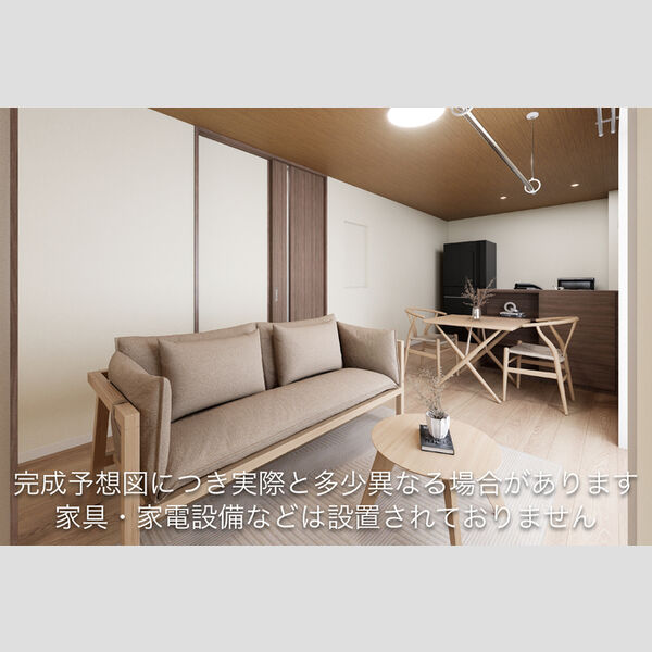 居室・リビング (LDK11.9帖※CGパース)