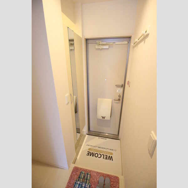 玄関 (全身鏡付きシューズクローク)