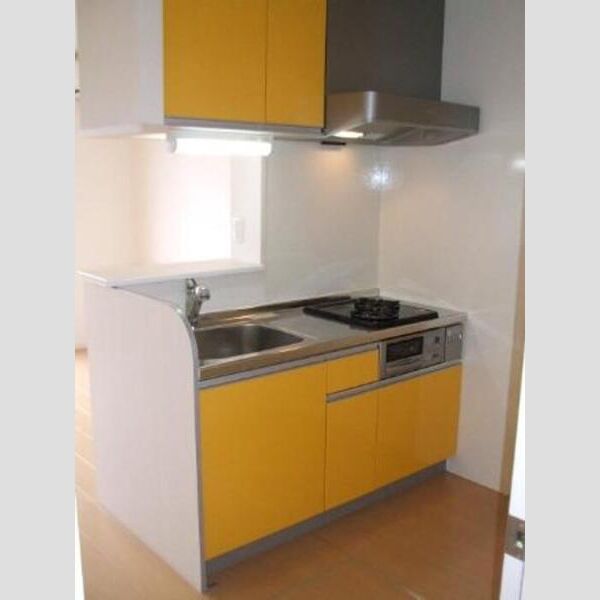 キッチン (対面式2口ガスコンロ付キッチン)