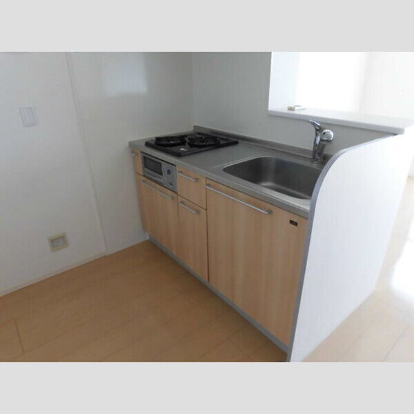 キッチン (2口コンロ付き対面キッチン)