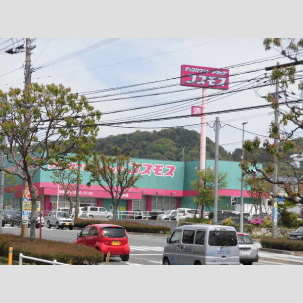 現地周辺 (コスモス薬品ディスカウントドラッグコスモスにれの木店　300m)