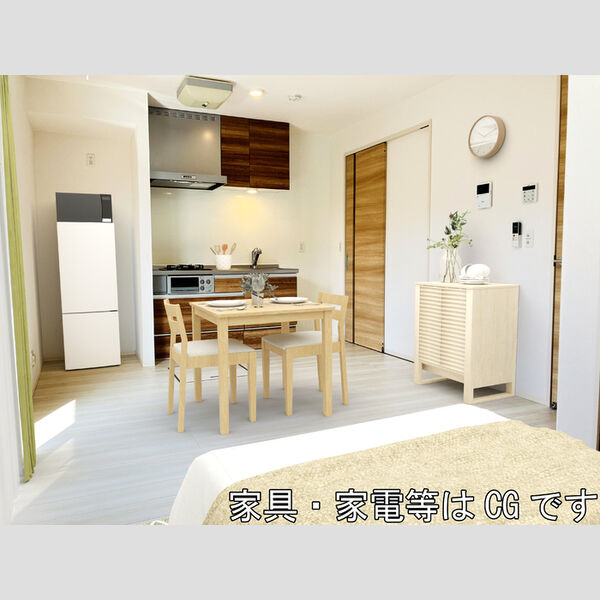 居室・リビング (家具‧家電はCGです)