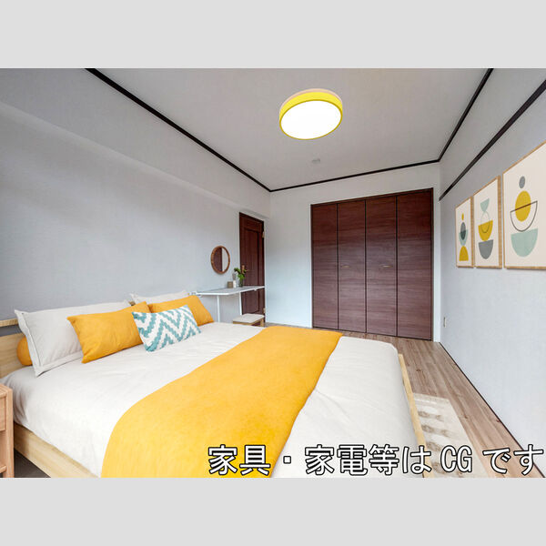 居室・リビング (家具・家電はCGです)