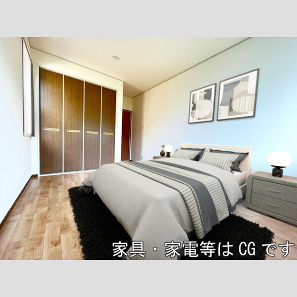 居室・リビング (家具?家電はCGです)