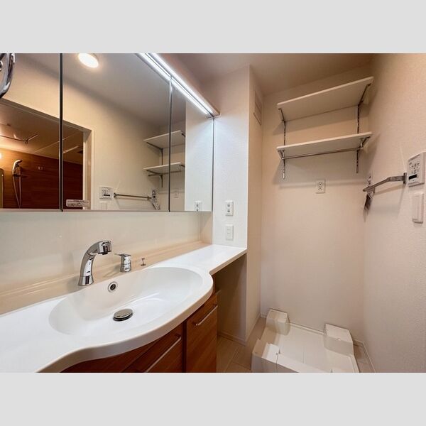 洗面所 (三面鏡洗面化粧台)