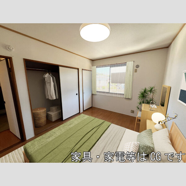 居室・リビング (家具‧家電はCGです)