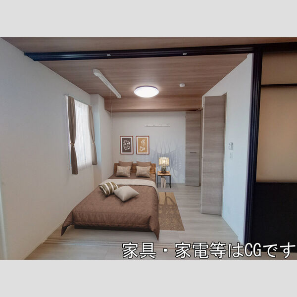 居室・リビング (家具‧家電はCGです)