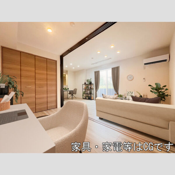 居室・リビング (家具‧家電はCGです)